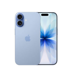apple iphone 17 256gb mist blue 5g | nano sim + esim | facetime | international version | آيفون 17 أزرق فاتح | uae