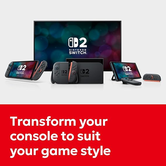nintendo switch 2 console 2025 new model – 7.9” hdr display, 256gb storage, 4k dock support, joy con 2 magnetic controllers | international version nintendo switch 2 console 2025 new model – 7.9” hdr display, 256gb storage, 4k dock support, joy con 2 magnetic controllers | international version