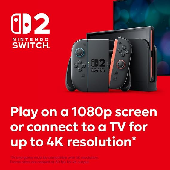 nintendo switch 2 console 2025 new model – 7.9” hdr display, 256gb storage, 4k dock support, joy con 2 magnetic controllers | international version nintendo switch 2 console 2025 new model – 7.9” hdr display, 256gb storage, 4k dock support, joy con 2 magnetic controllers | international version